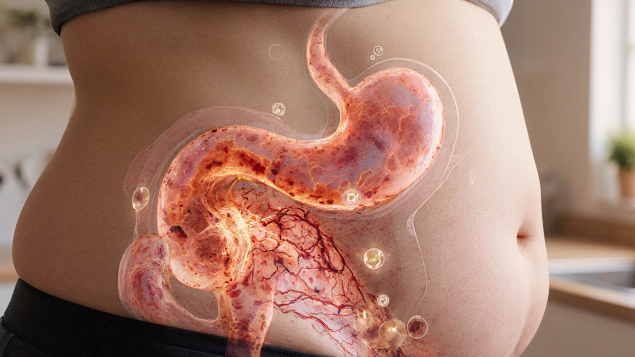 How Obesity Triggers Ulcers: Mechanisms and Risks